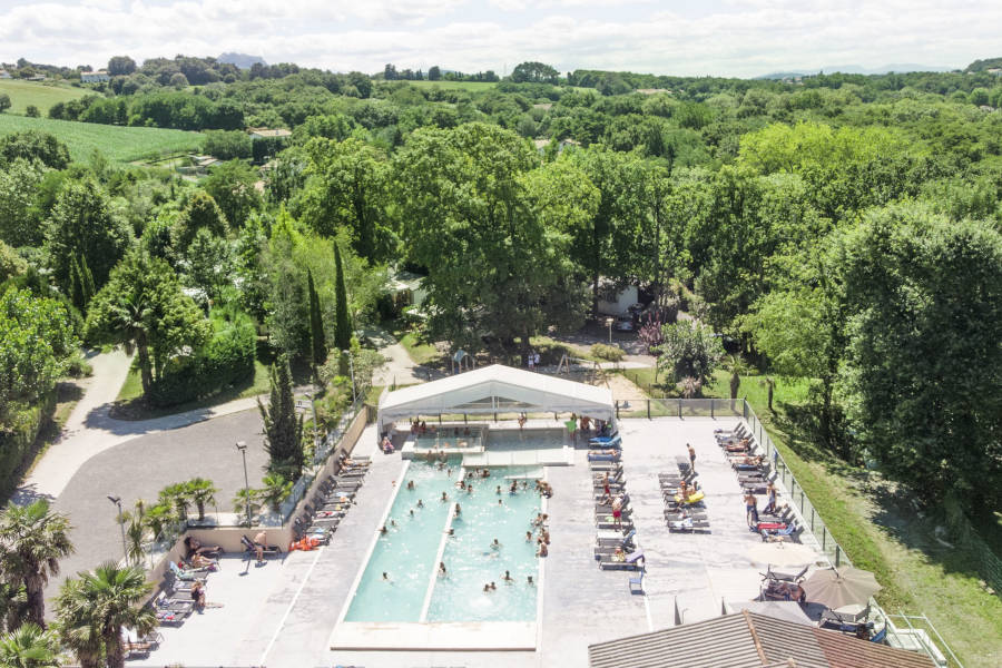 vue aérienne piscine hendaye