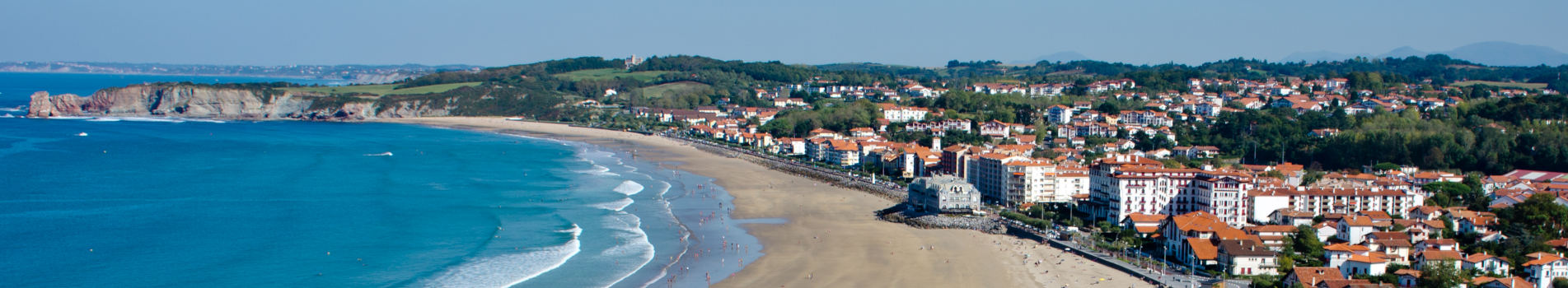 Plage de sable fin à Hendaye