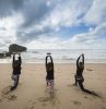 muscular awakening hendaye beach