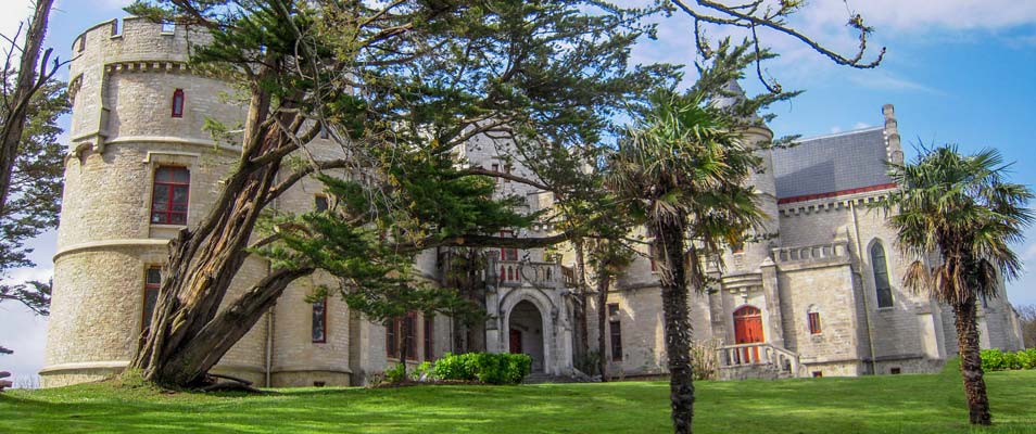 château d'abbadia et ses jardins