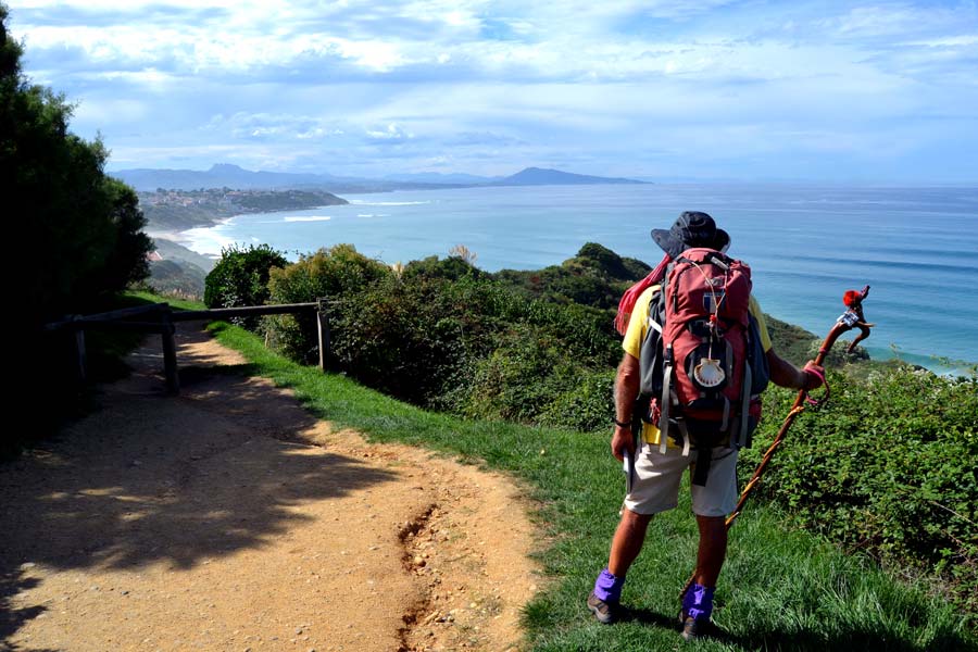 Randonnée sur le sentier littoral du Pays basque